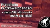 Przeciwko krótkowzroczności – akcja „3% dla nauki, 100% dla Polski”